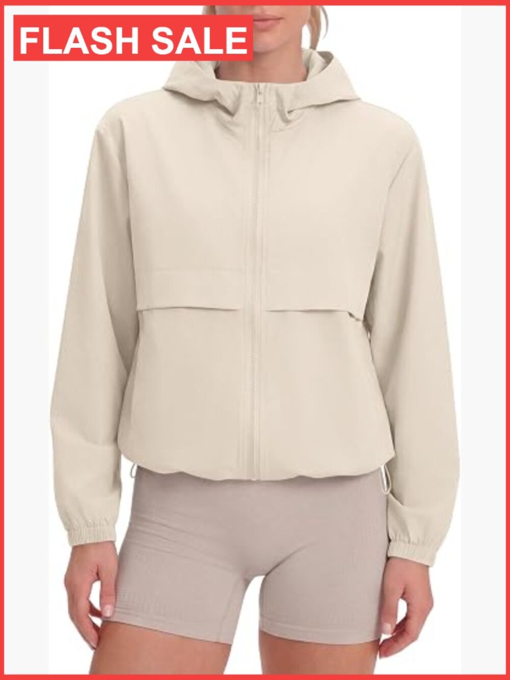 Lightweight Full Zip Hoodie Athletic Workout Jacket Long Sleeve Running